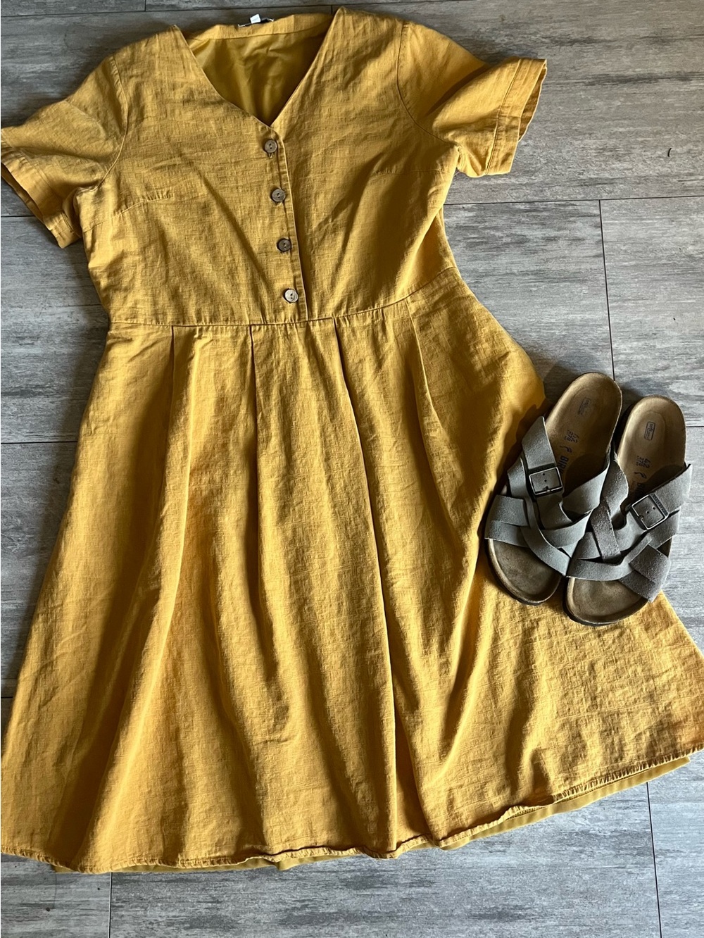 Sweet Salt Women’s 100% Cotton Women’s Lined Dress 14/16 Yellow,
Pockets